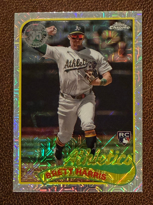 Brett Harris - 2024 Topps Update - Silver Pack Mojo Refractor - Athletics