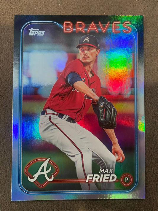 Max Fried - 2024 Topps Series 1 - Rainbow Foil - Braves