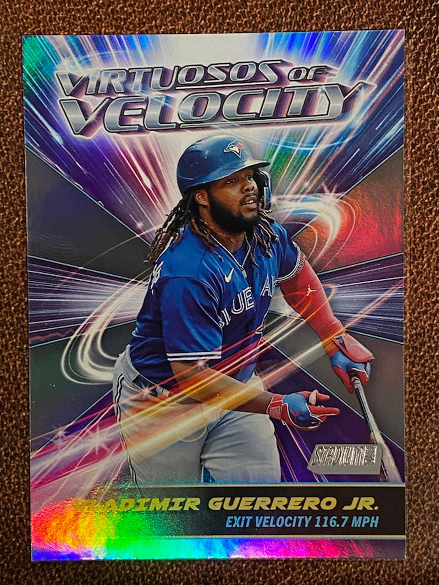 Vladimir Guerrero Jr. - 2024 Topps Stadium Club - Virtuosos of Velocity - Blue Jays