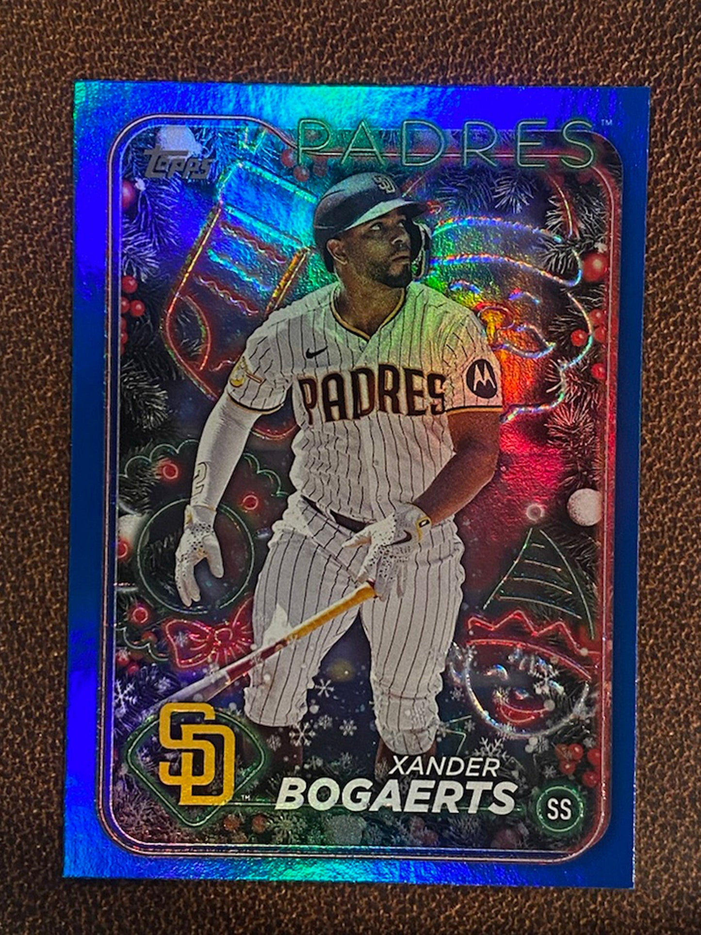 Xander Bogaerts - 2024 Topps Holiday - Glitter Parallel - Padres
