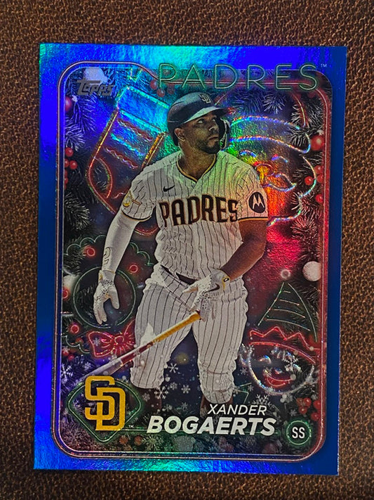 Xander Bogaerts - 2024 Topps Holiday - Glitter Parallel - Padres