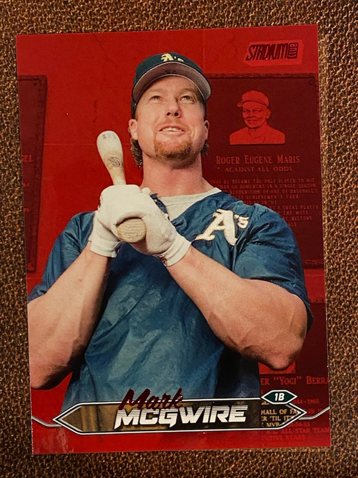 Mark McGwire - 2024 Topps Stadium Club - Red Foil - Cardinals