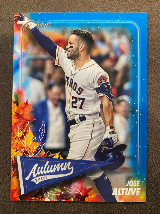 Jose Altuve - 2024 Topps Update - Autumn Tales BLUE - Astros