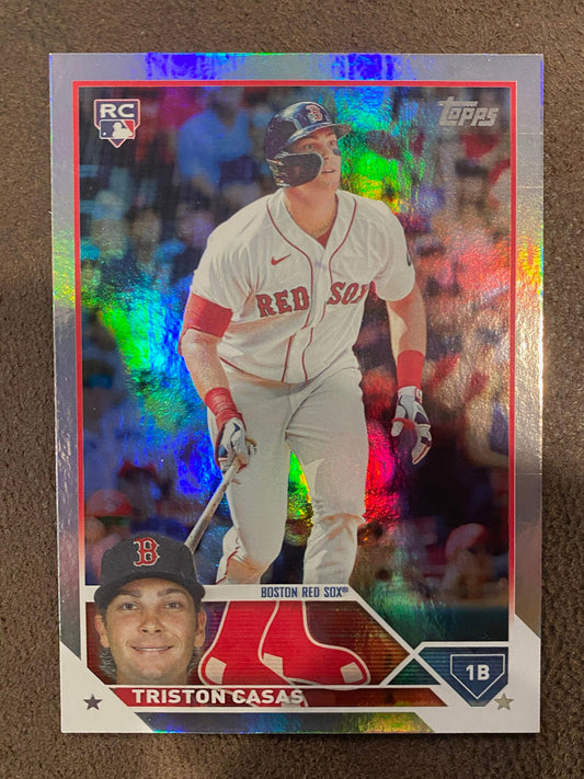 Triston Casas - 2023 Topps Series 1 - Rainbow Foil - Red Sox