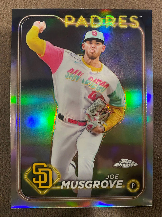 Joe Musgrove - 2024 Topps Chrome - Refractor - Padres