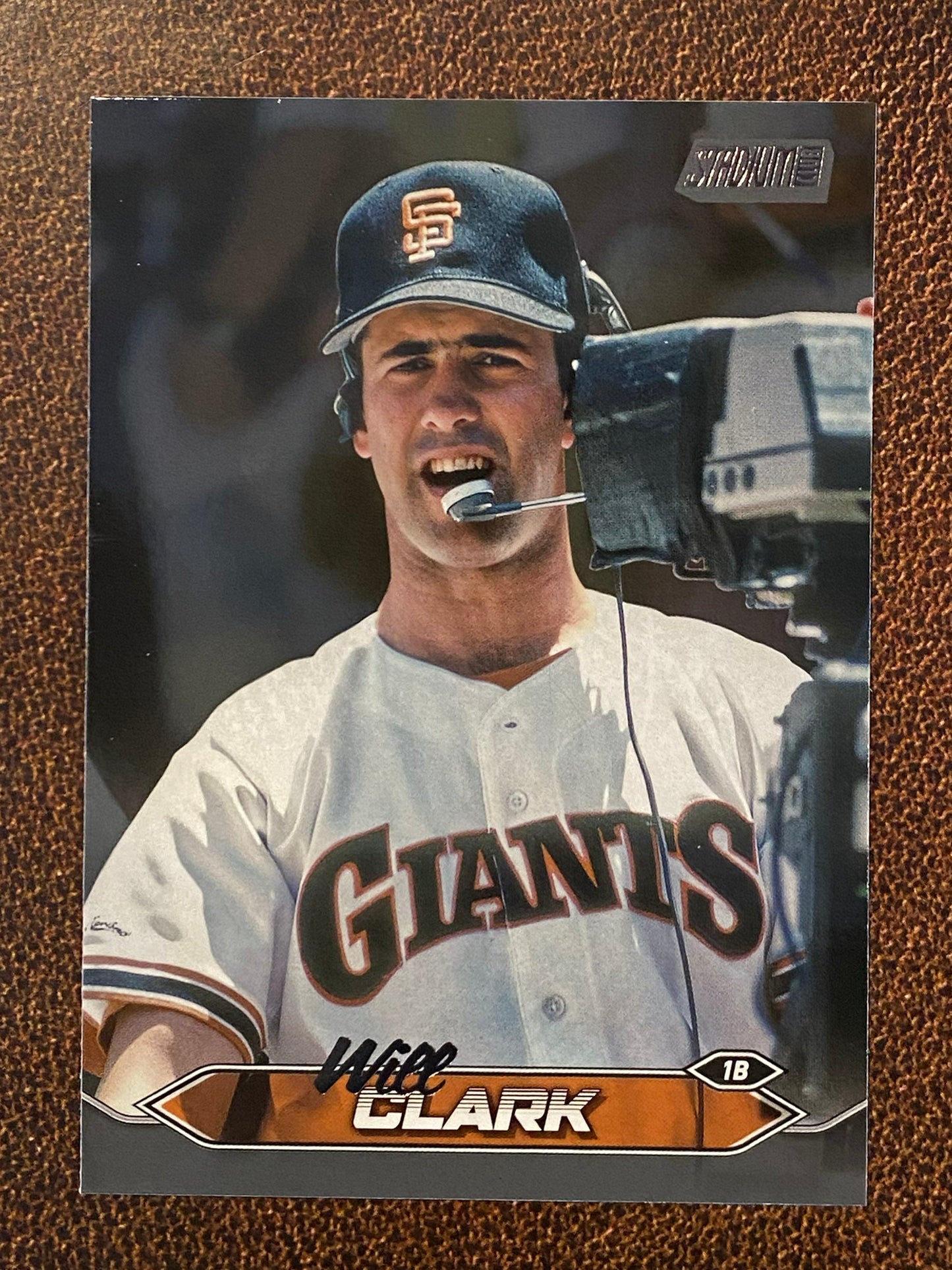 Will Clark - 2024 Topps Stadium Club - Black Foil - Giants
