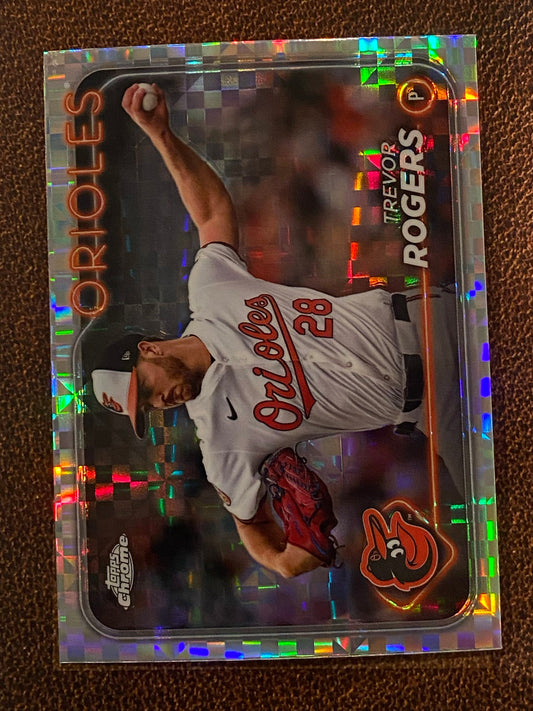 Trevor Rogers - 2024 Topps Chrome Update - XFractor - Orioles