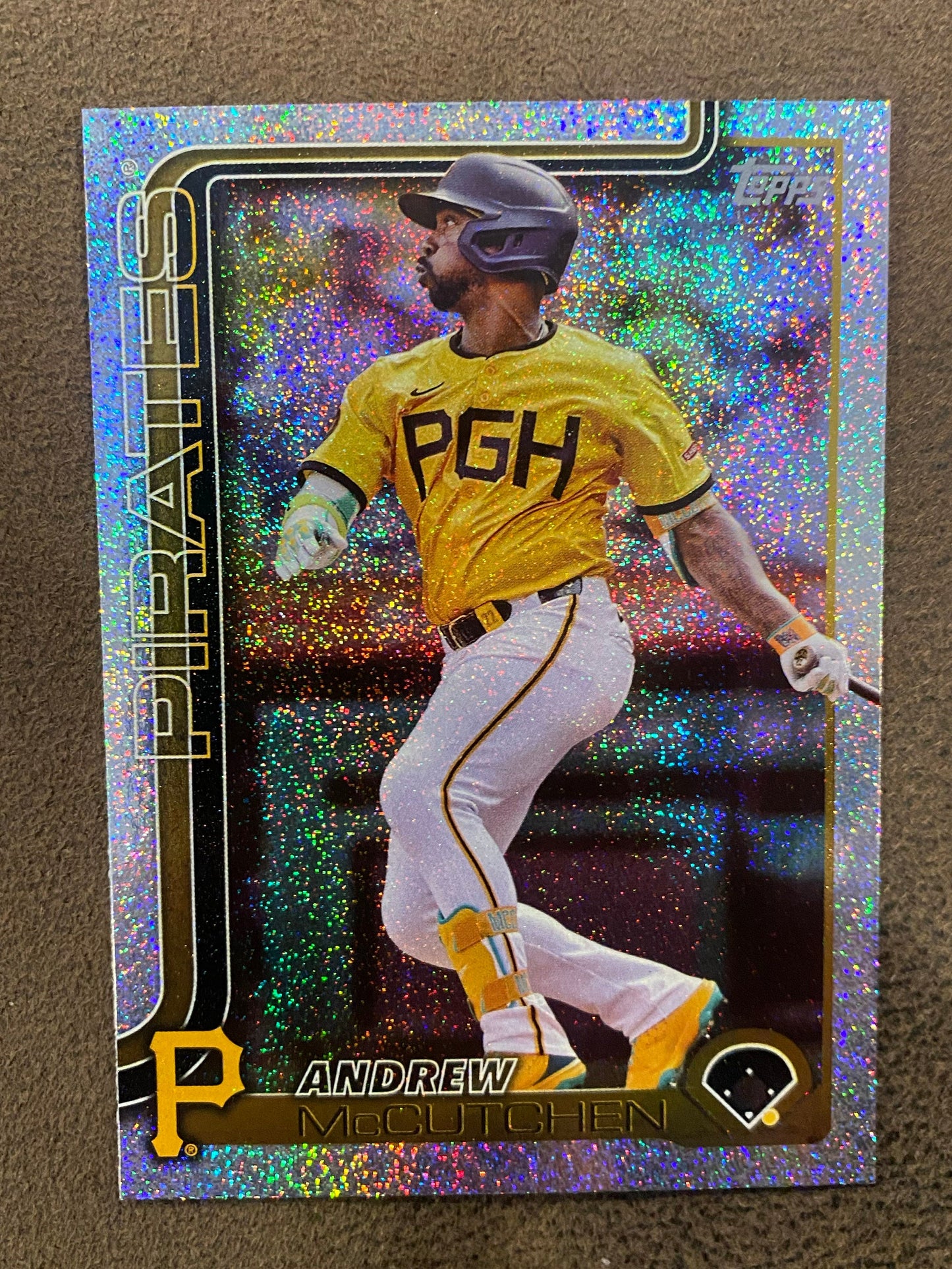 Andrew McCutchen - 2025 Topps Series 1 - Sand Glitter Parallel - Pirates