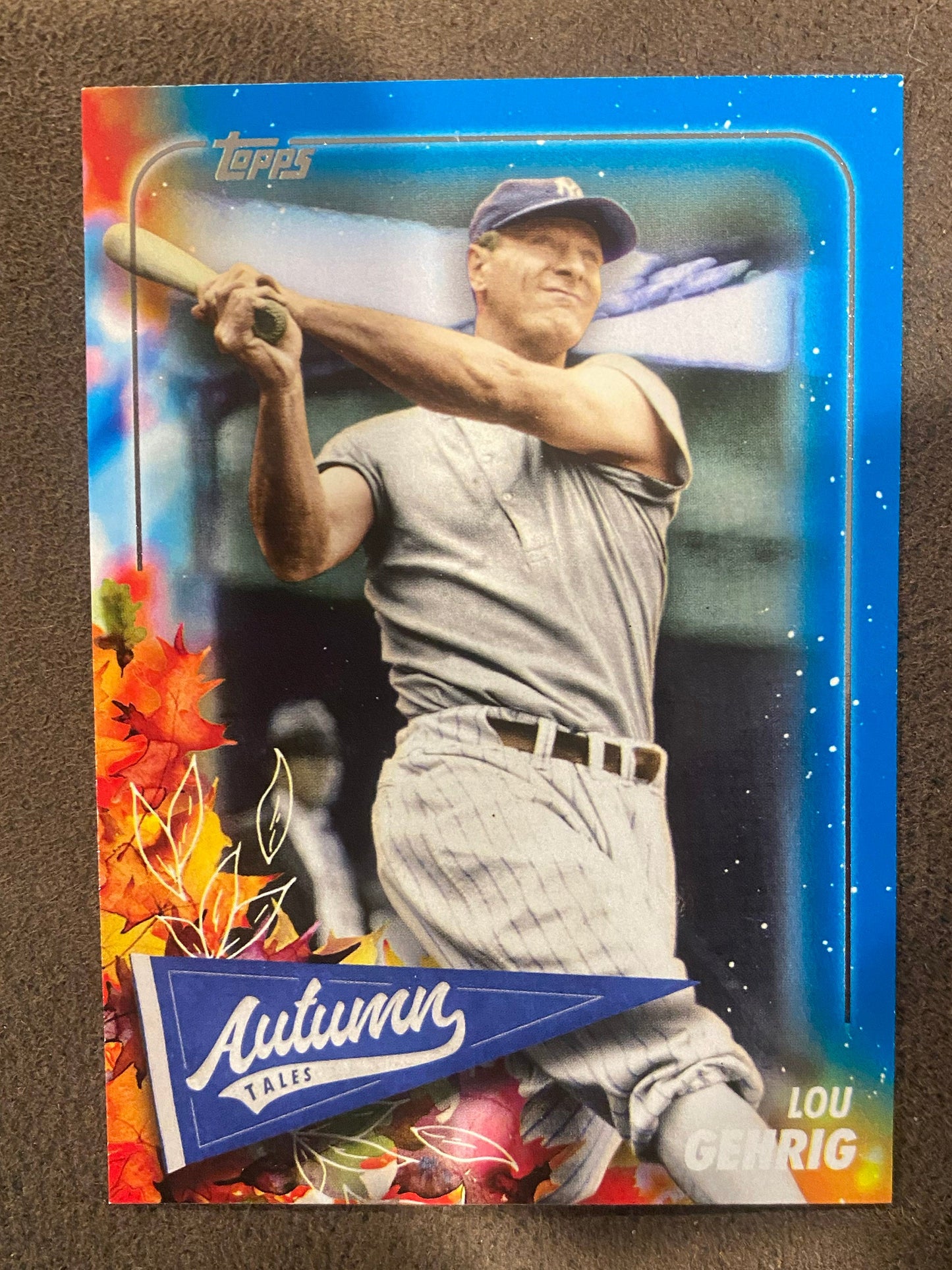 Lou Gehrig - 2024 Topps Update - Autumn Tales BLUE - Yankees