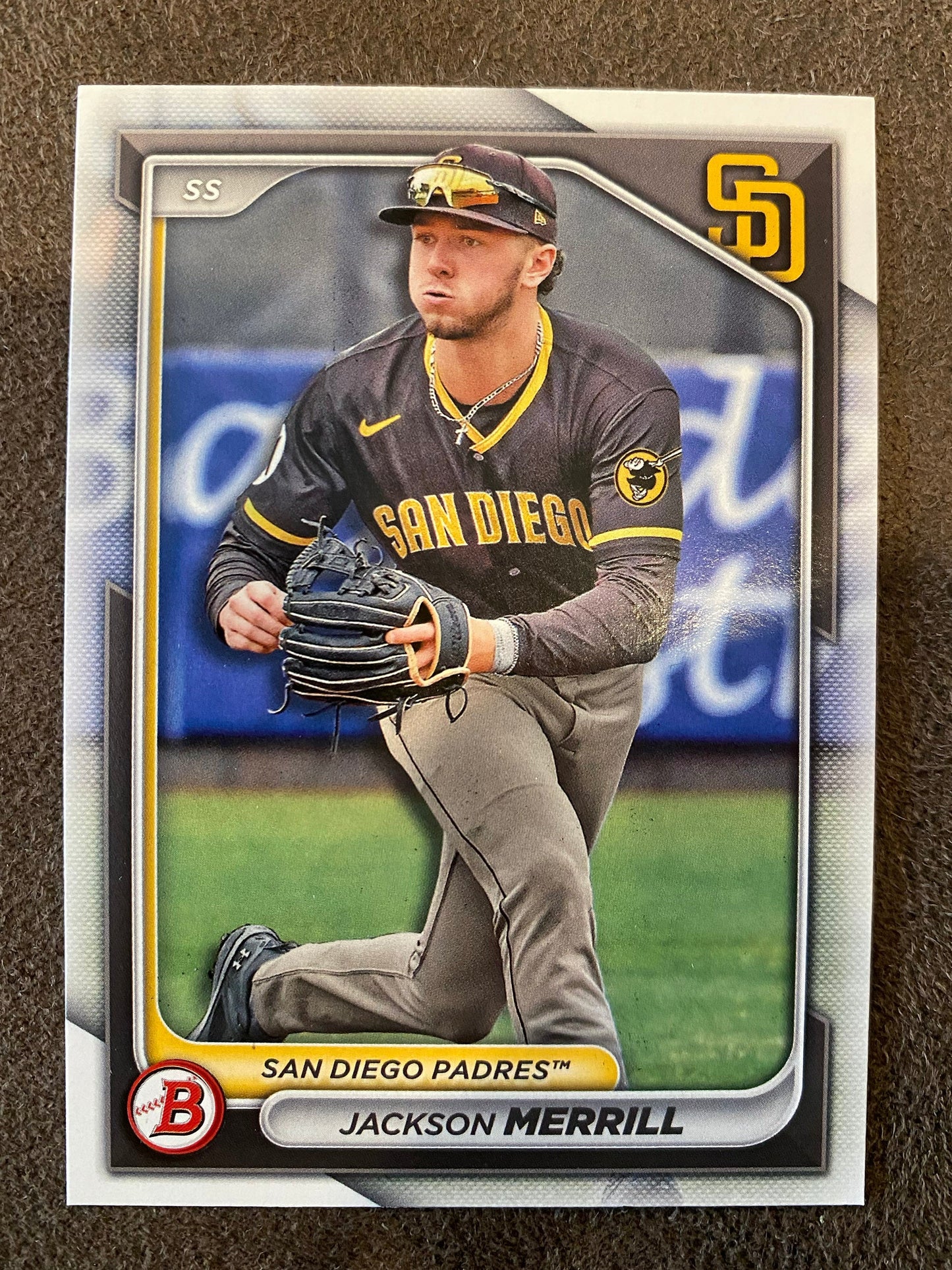 Jackson Merrill - 2024 Bowman - Paper prospect - Padres
