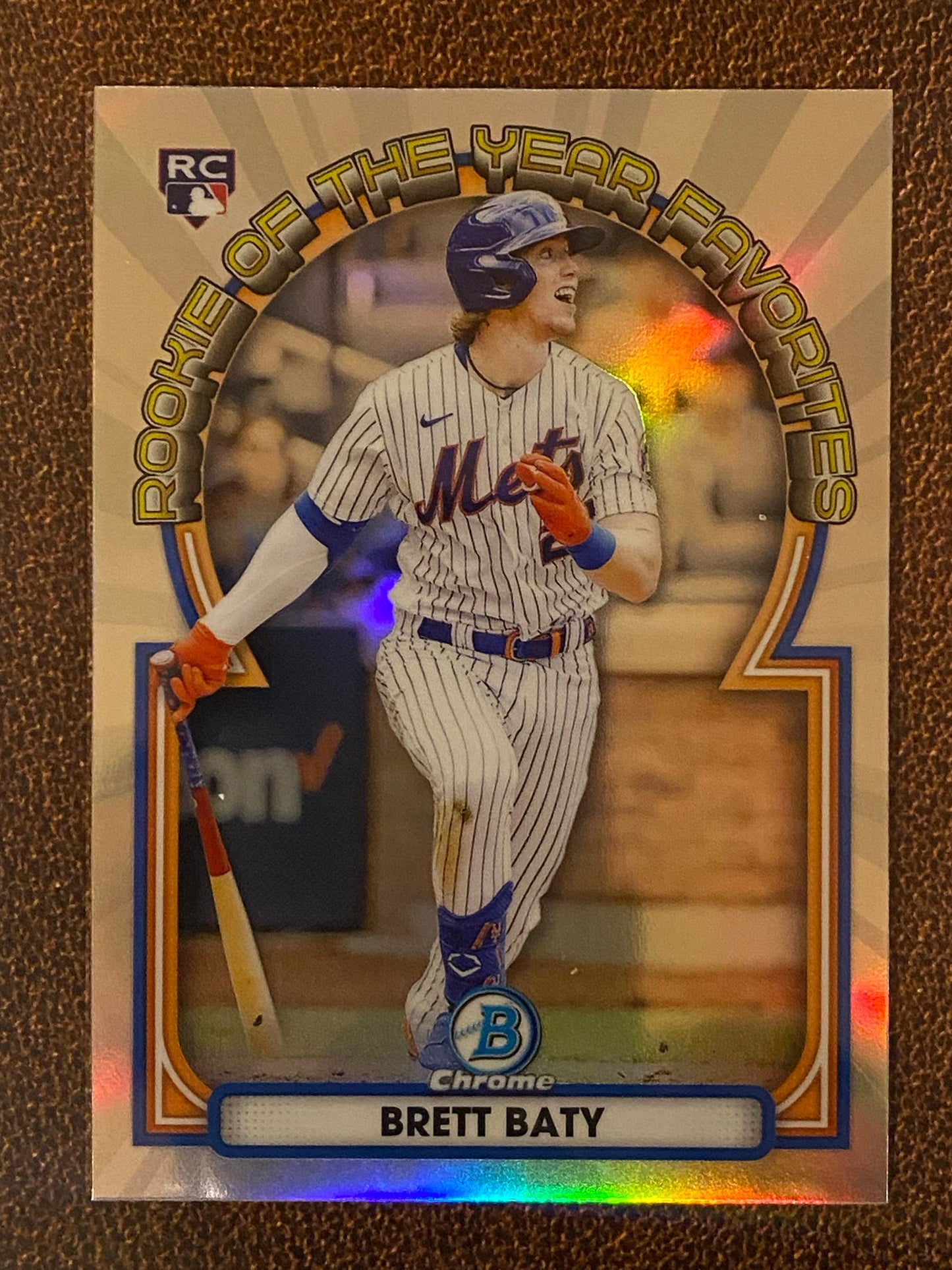 Brett Baty - 2023 Bowman - Rookie of the Year Favorites - Mets