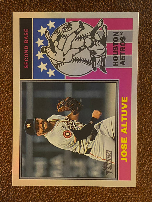 Jose Altuve - 2025 Topps Heritage - Player Icon Holographic - Astros