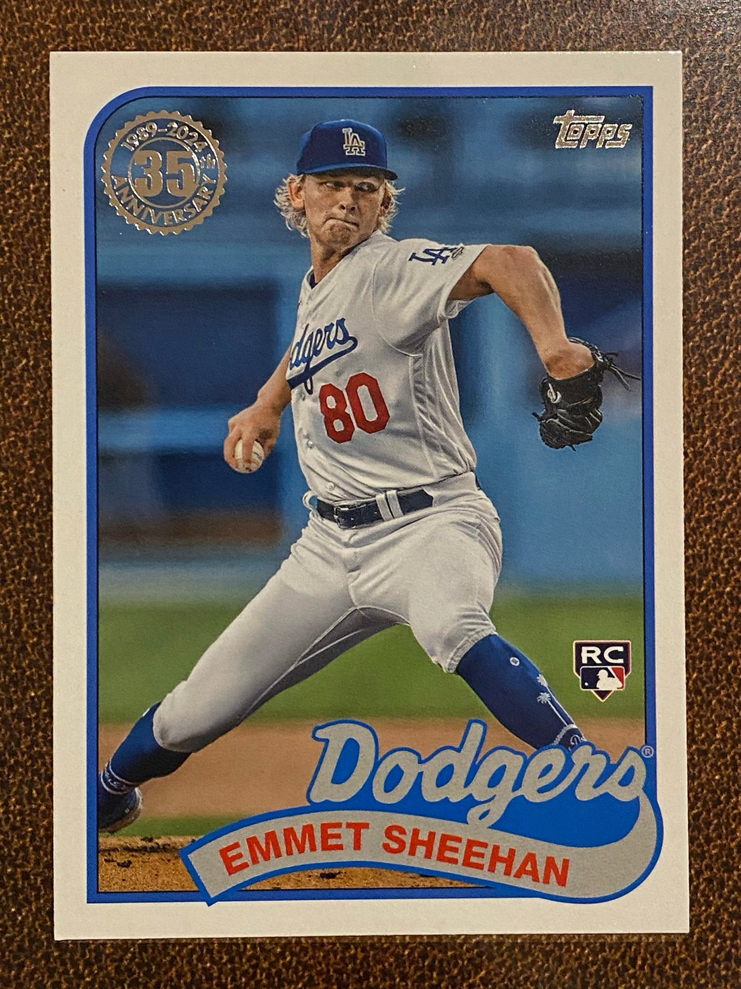 Emmet Sheehan - 2024 Topps Series1 - 1989 Inserts - Dodgers