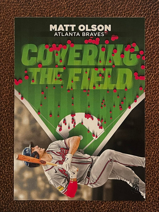 Matt Olson - 2024 Topps Series 2 - Covering the Field Insert - Braves