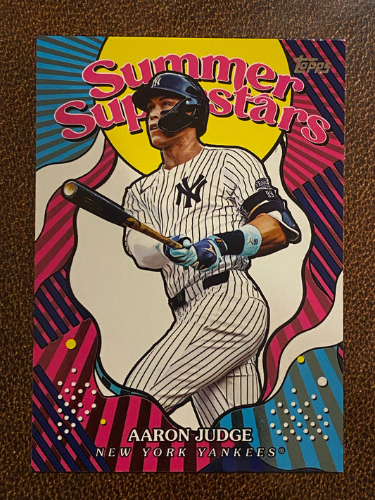 Aaron Judge - 2025 Topps Series 2 - Summer Superstars Insert - Yankees