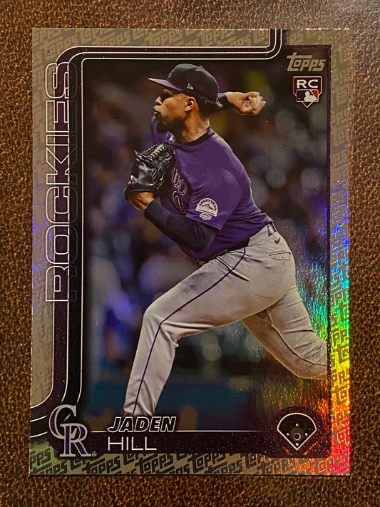 Jaden Hill - 2025 Topps Series 2 - Fanatics Exclusive Topps Foil Border - Rockies