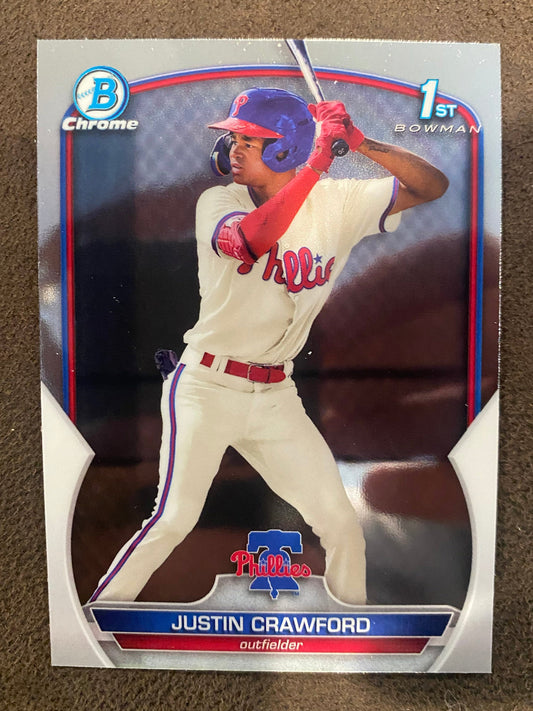 Justin Crawford - 2023 Bowman - 1st Chrome - Phillies