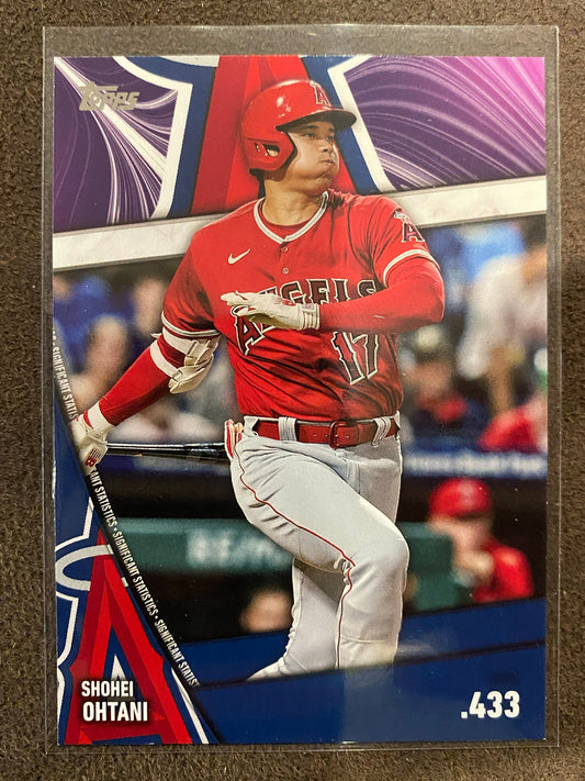 Shohei Ohtani - 2024 Topps Series 2 - Significant Statistics - Angels