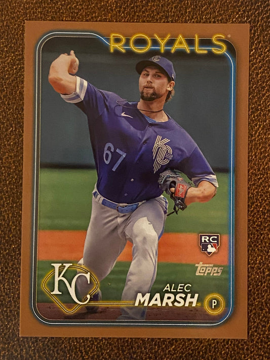 Alec Marsh - 2024 Topps Series 1 - Gold /2024 - Royals