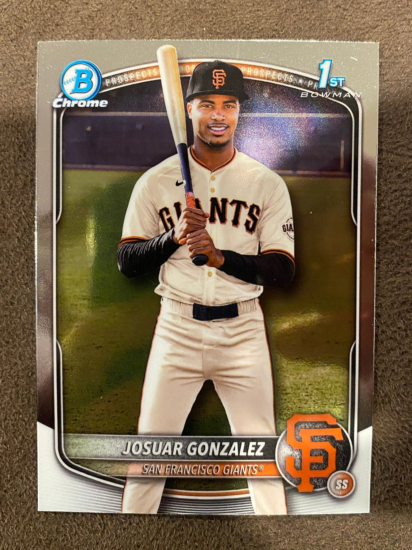 Josuar Gonzalez - 2025 Bowman Chrome - 1st Chrome - Giants