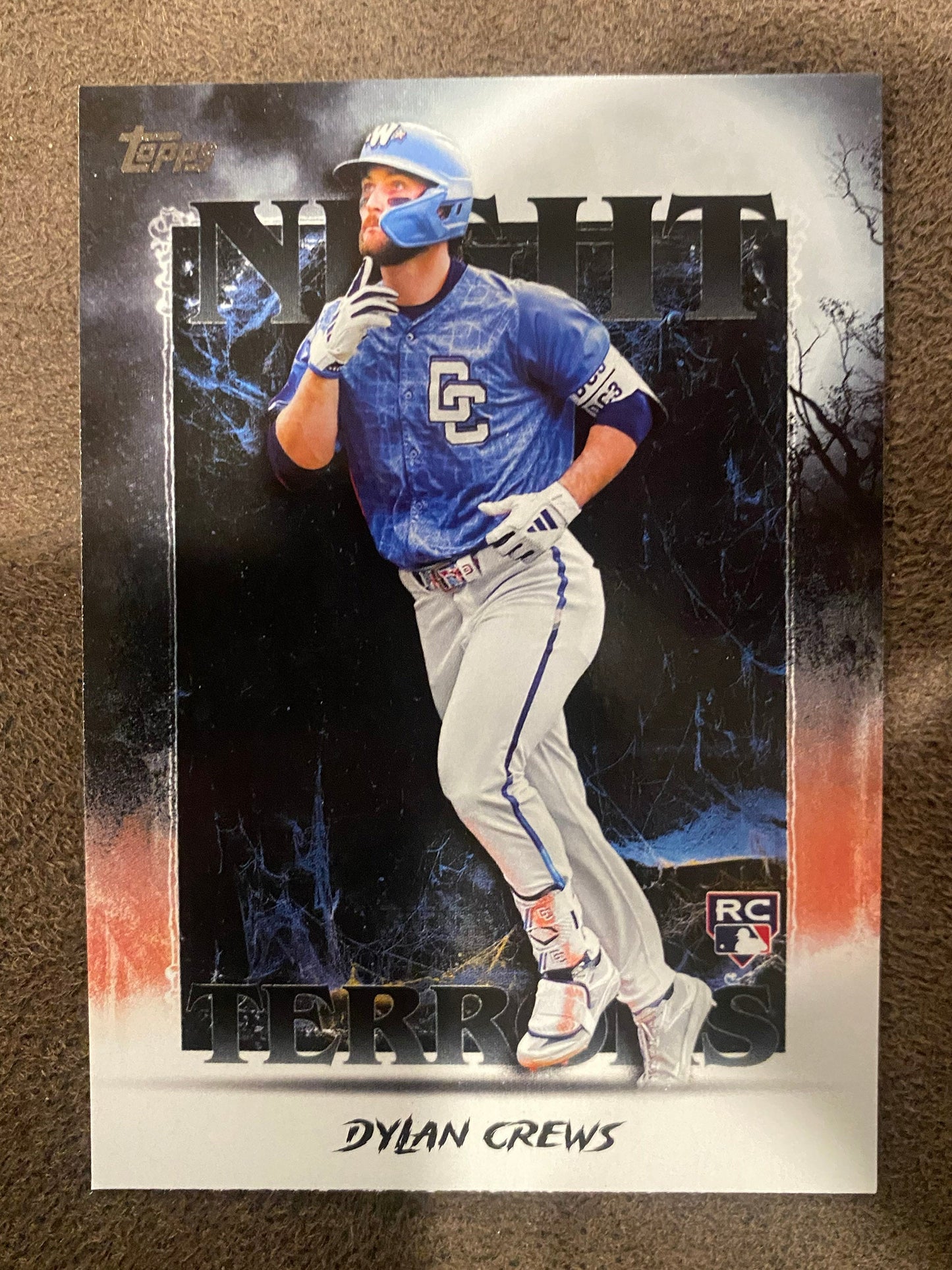 Dylan Crews - 2025 Topps Update - Night Terrors Insert - Nationals