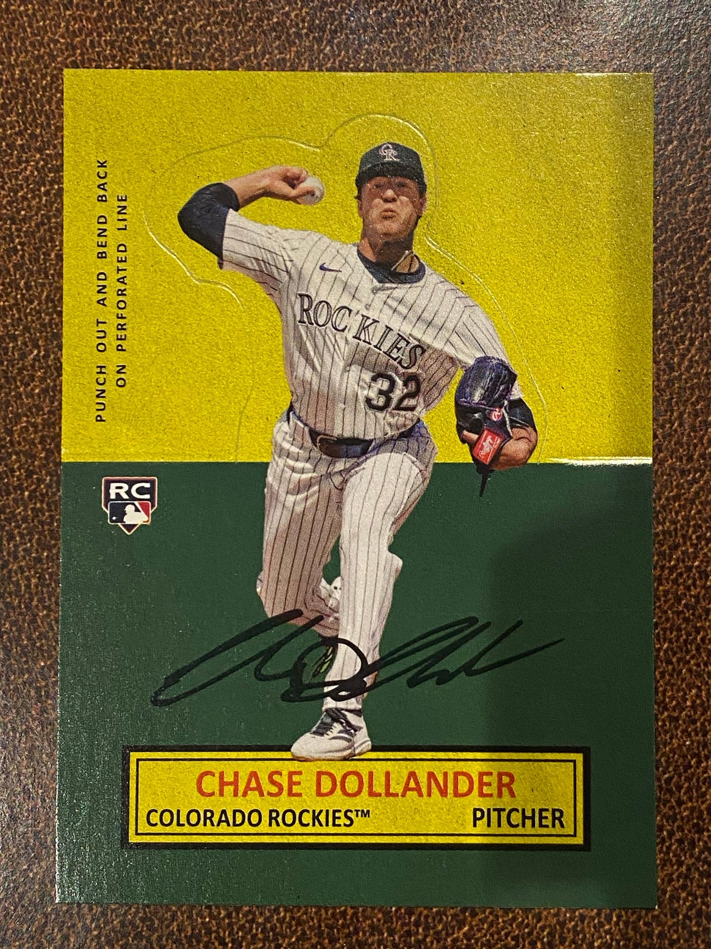Chase Dollander - 2025 Topps Archives - Stand Ups Insert - Rockies