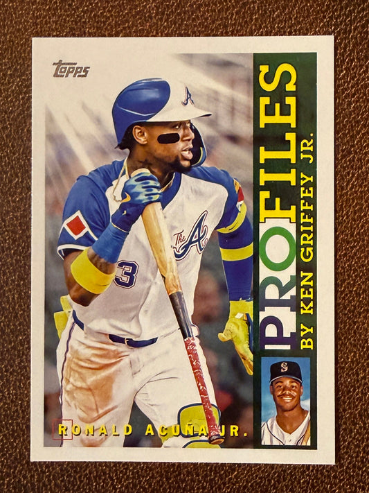 Ronald Acuna Jr. - 2026 Topps Series 1 - Profiles Insert - Braves