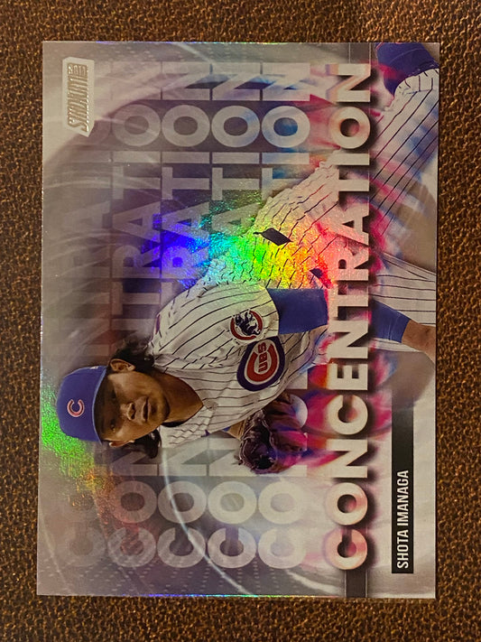 Shota Imanaga - 2025 Topps Stadium Club - Concentration Insert - Cubs