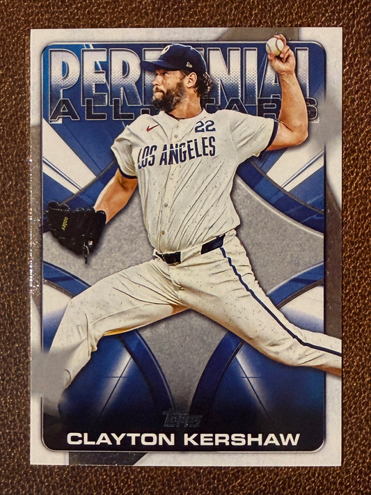 Clayton Kershaw - 2026 Topps Series 1 - Perennial All Stars Insert - Dodgers