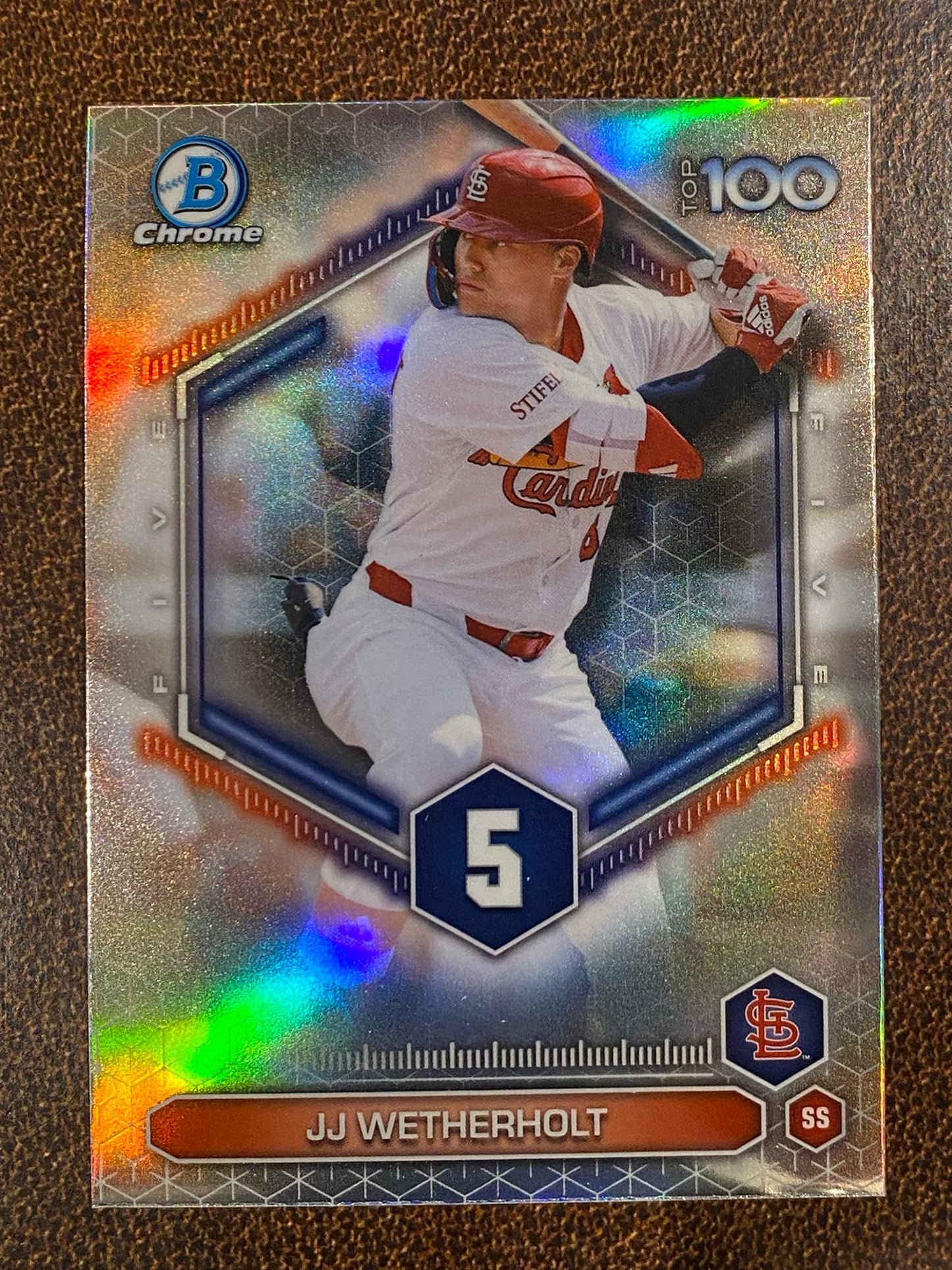 JJ Wetherholt - 2026 Bowman - Scouts Top 100 Insert - Cardinals