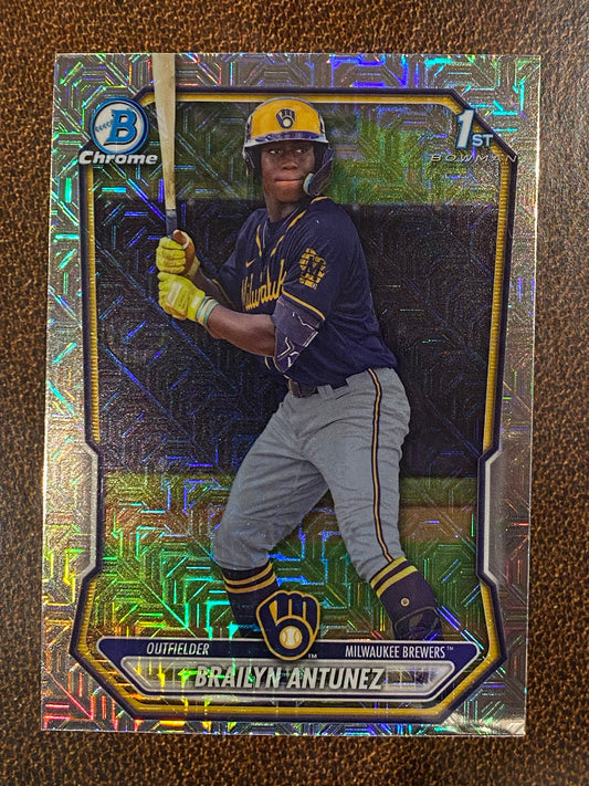 Brailyn Antunez - 2026 Bowman - 1st MOJO Refractor - Brewers