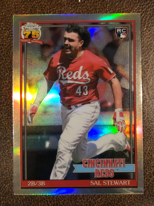 Sal Stewart - 2026 Topps Chrome - 1991 Insert - Reds