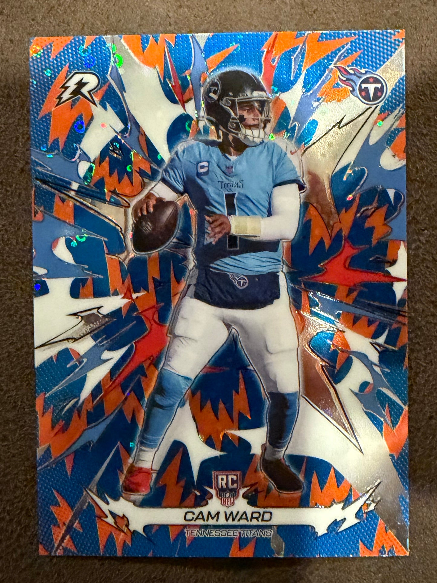 Cam Ward - 2026 Topps Resurgence - Rookie Blue and Orange Spark - Titans