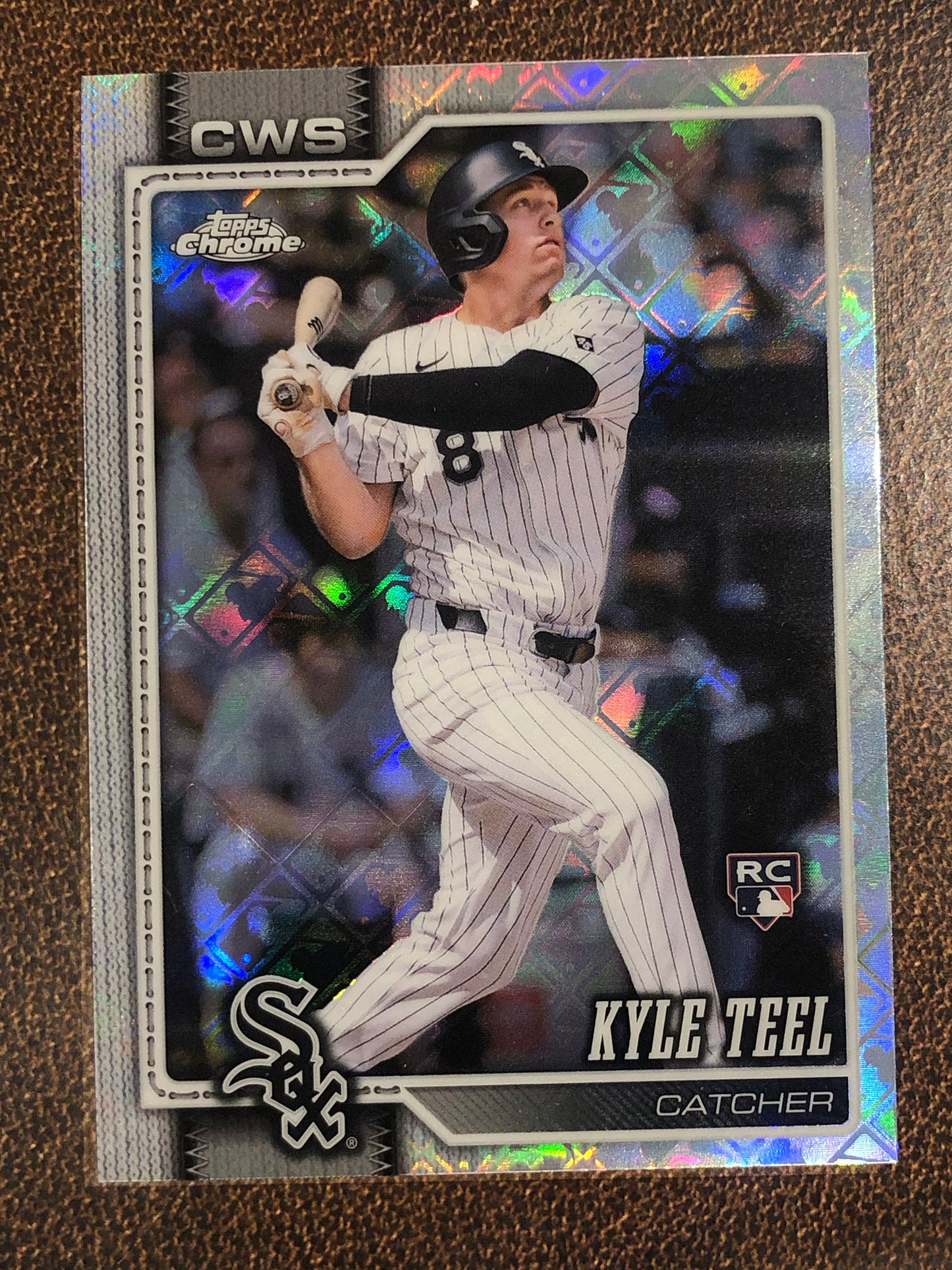 Kyle Teel - 2026 Topps Chrome Logofractor - Base Logofractor - White Sox
