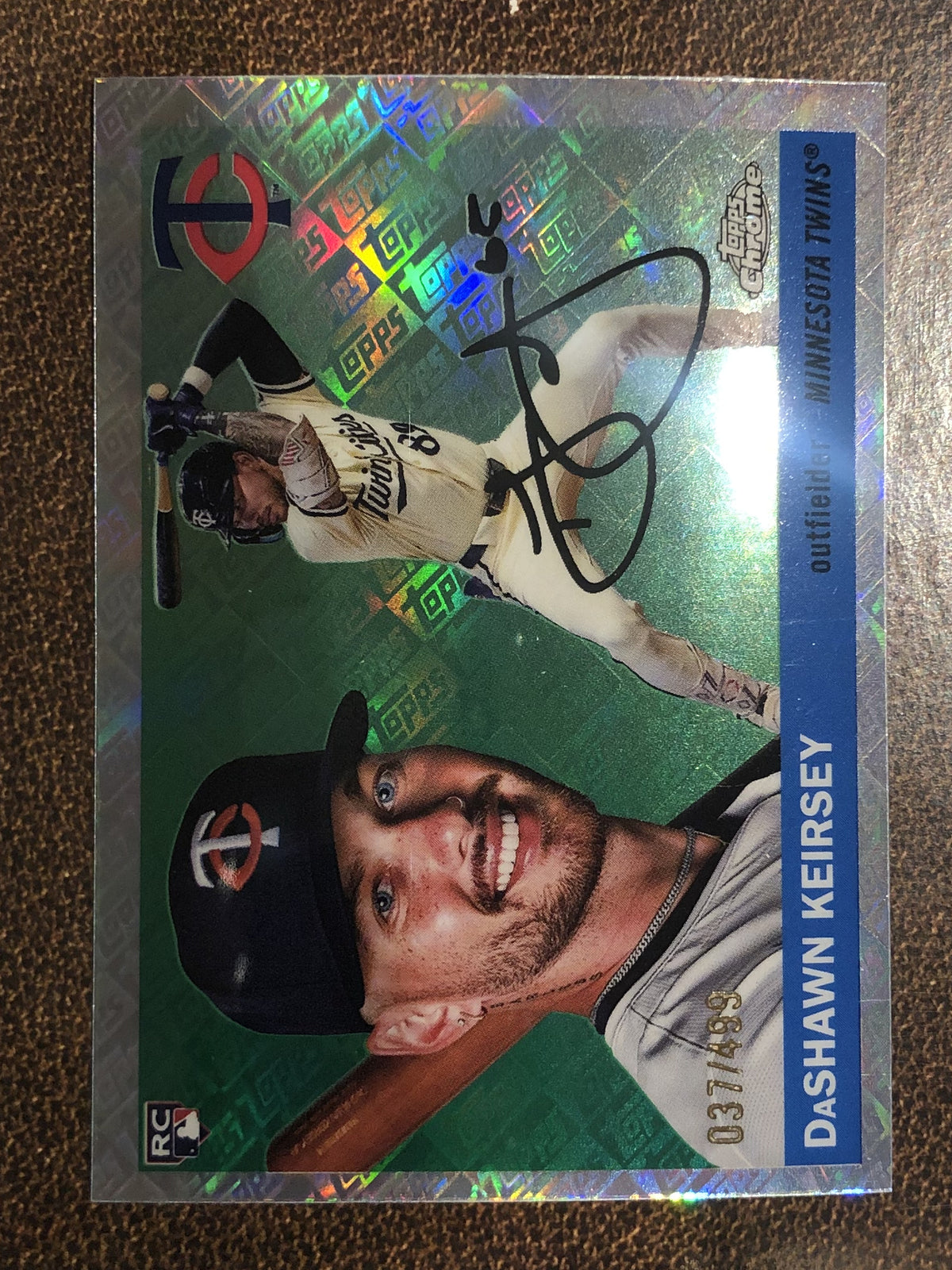 DaShawn Keirsey - 2025 Topps Chrome Platinum - Topps Logo /499 - Twins