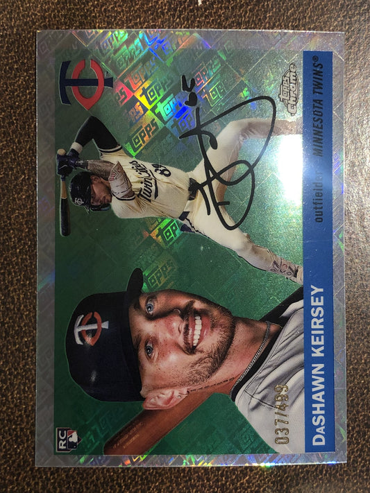 DaShawn Keirsey - 2025 Topps Chrome Platinum - Topps Logo /499 - Twins