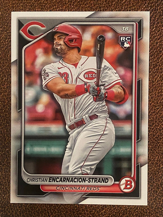 Christian Encarnacion Strand - 2024 Bowman - Base Paper - Reds