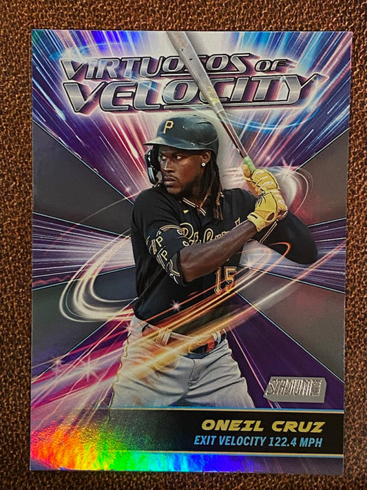 Oneil Cruz - 2024 Topps Stadium Club - Virtuosos of Velocity - Pirates