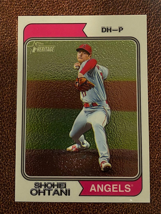 Shohei Ohtani - 2023 Topps Heritage - Chrome /999 - Angels