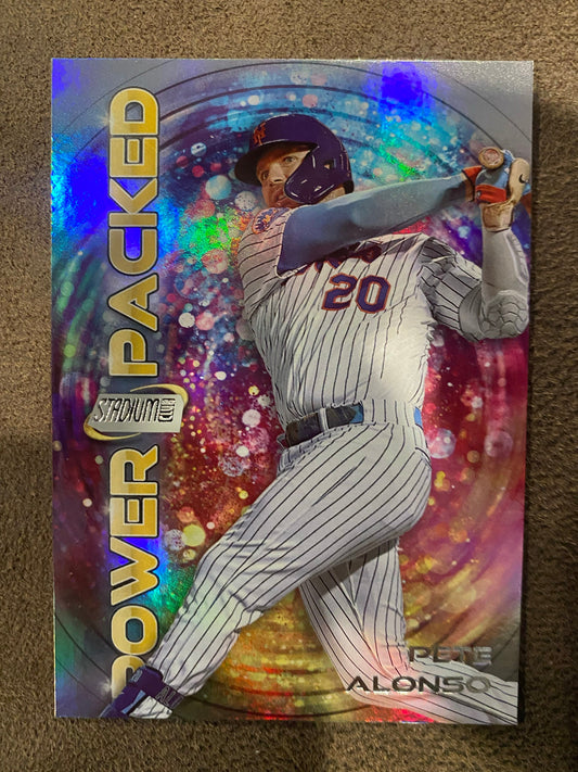 Pete Alonso - 2024 Topps Stadium Club - Power Packed - Mets