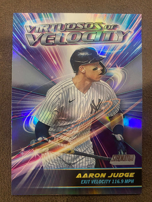 Aaron Judge - 2024 Topps Stadium Club - Virtuosos of Velocity - Yankees