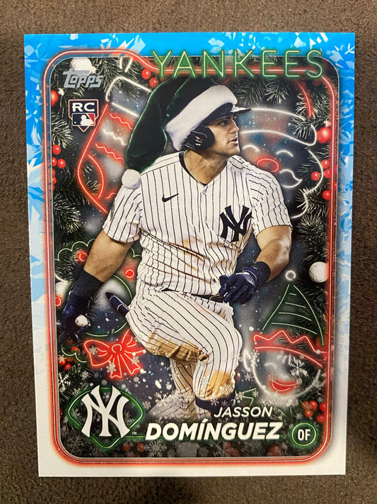 Jasson Dominguez - 2024 Topps Holiday - SP - Yankees