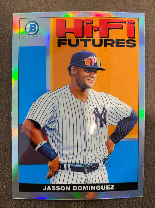 Jasson Dominguez - 2022 Bowman - HI-Fi Futures Refractor - Yankees
