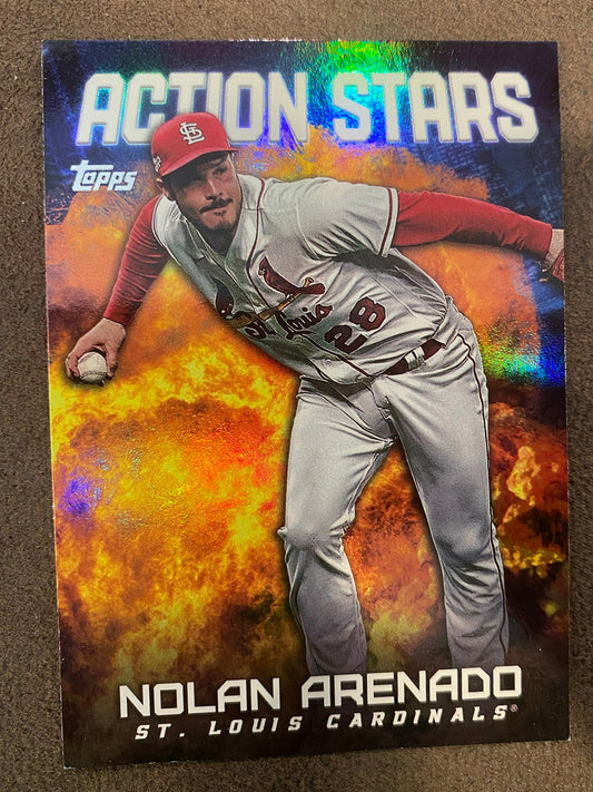 Nolan Arenado - 2023 Topps Update - Action Stars - Cardinals