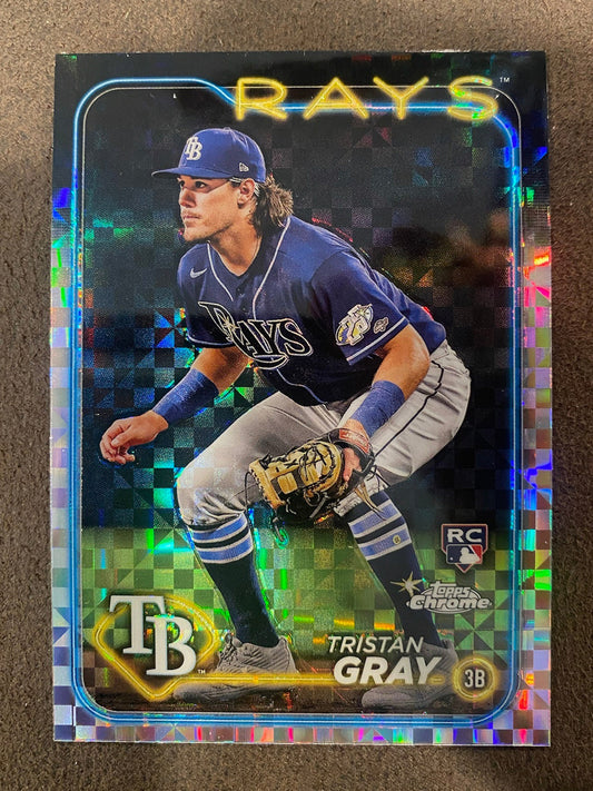 Tristan Gray - 2024 Topps Chrome - XFractor - Rays