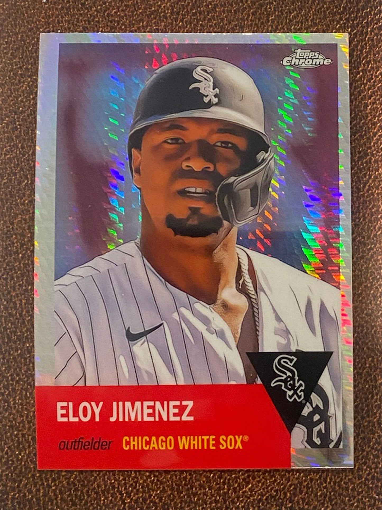 Eloy Jimenez - 2022 Topps Chrome Platinum Anniversary - Prism Refractor - White Sox