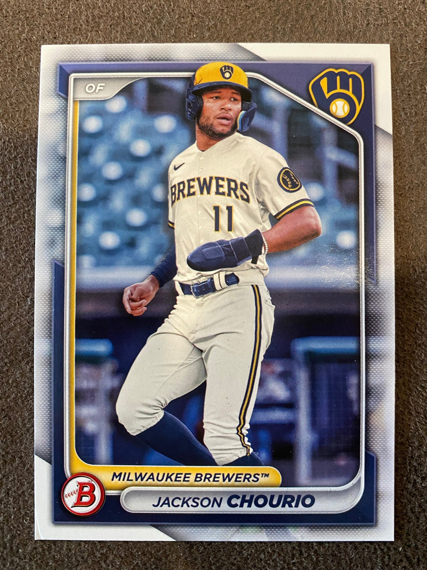 Jackson Chourio - 2024 Bowman - Paper prospect - Brewers