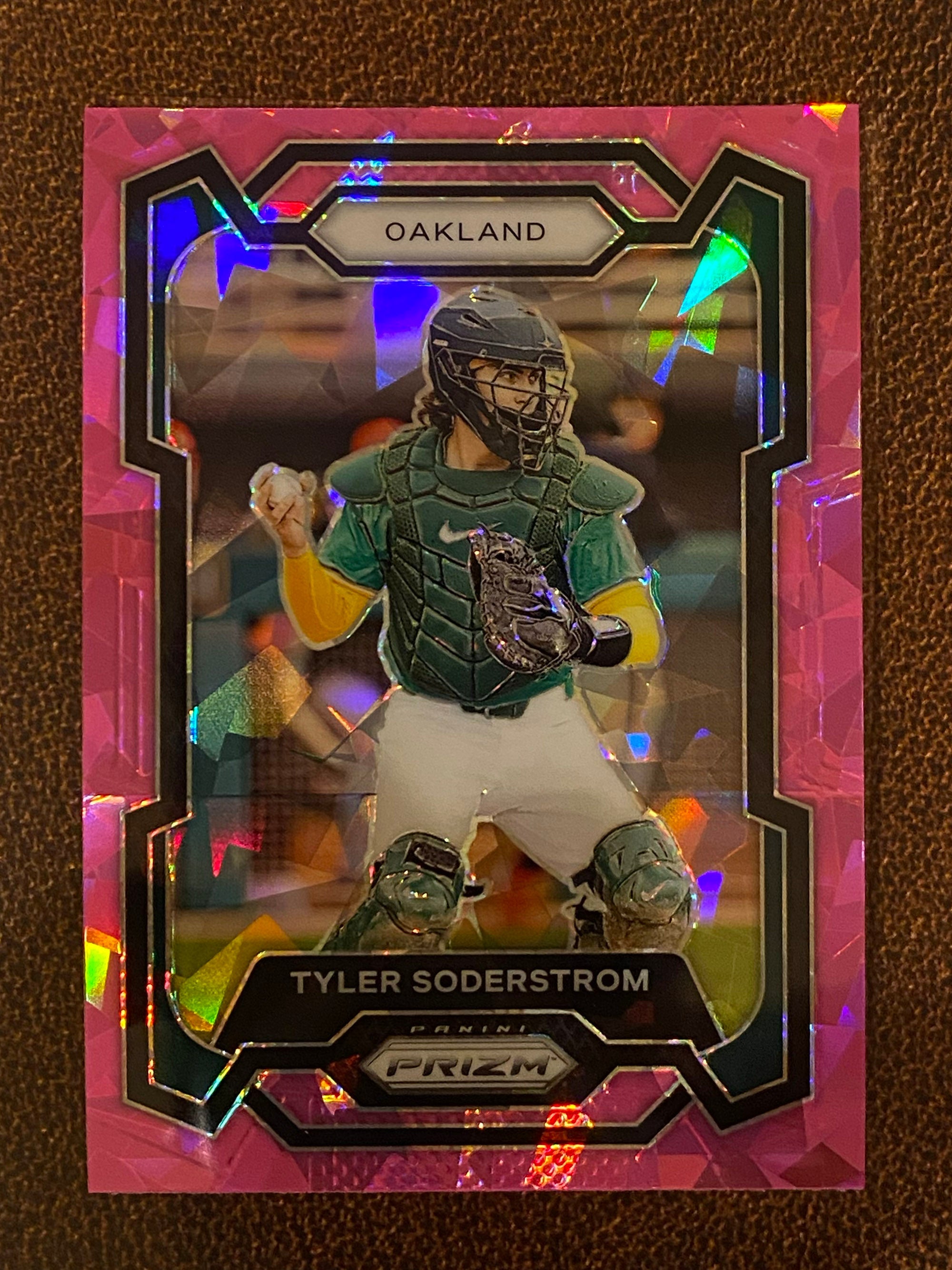 Tyler Soderstrom - 2024 Panini Prizm - Pink Ice Mega - Athletics ...