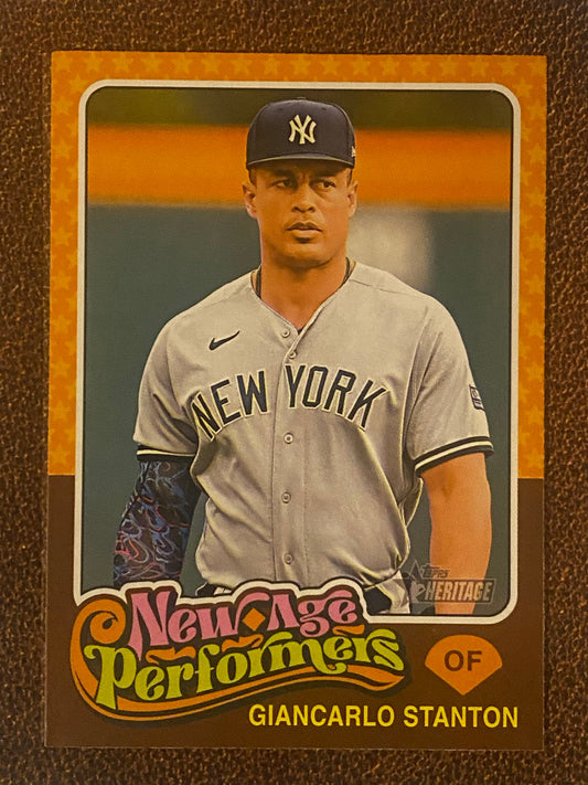 Giancarlo Stanton - 2024 Topps Heritage - New Age Performers - Yankees