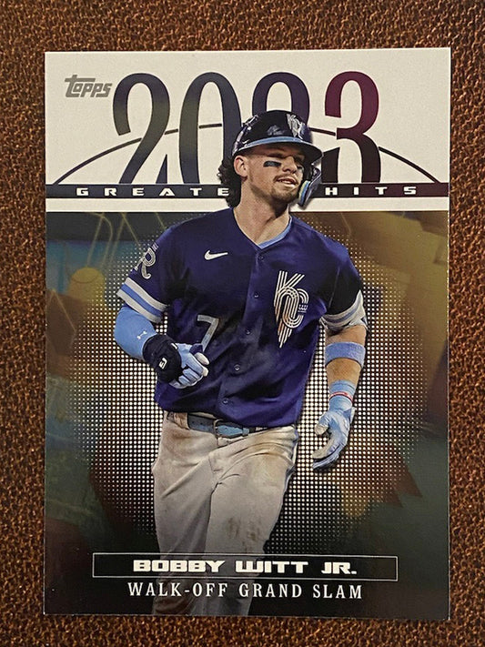 Bobby Witt Jr. - 2024 Topps Series 1 - Greatest Hits (2) - Royals